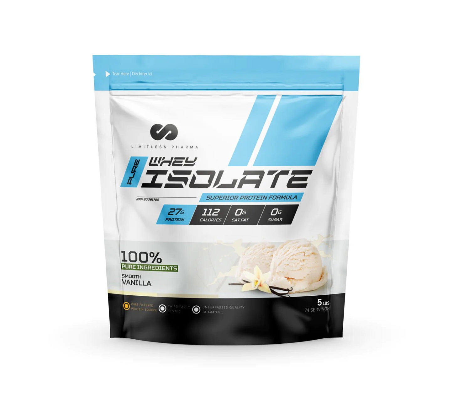 Limitless Pharma: Isolate Protein 5lbs