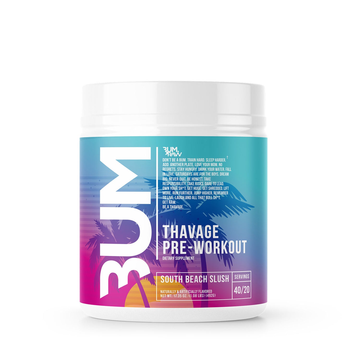 CBUM: X Raw Thavage 30 Servings
