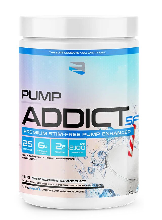 Believe Supplements: Pump Addict Stim Free 25 Servings