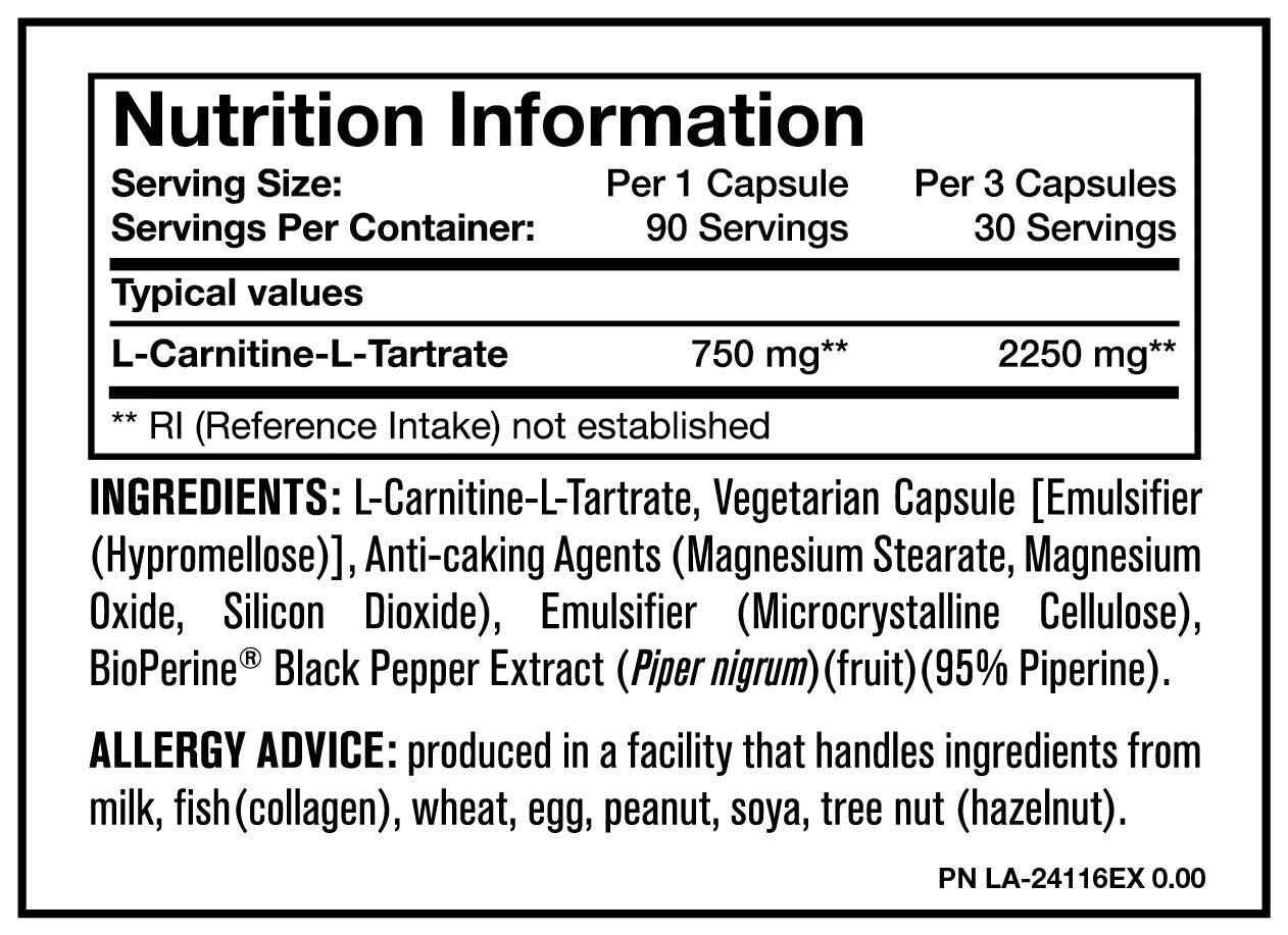 Mutant: L-Carnitine 90 Capsules