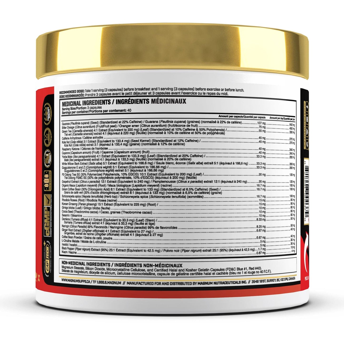 Magnum: Heat Accelerated 120 Capsules