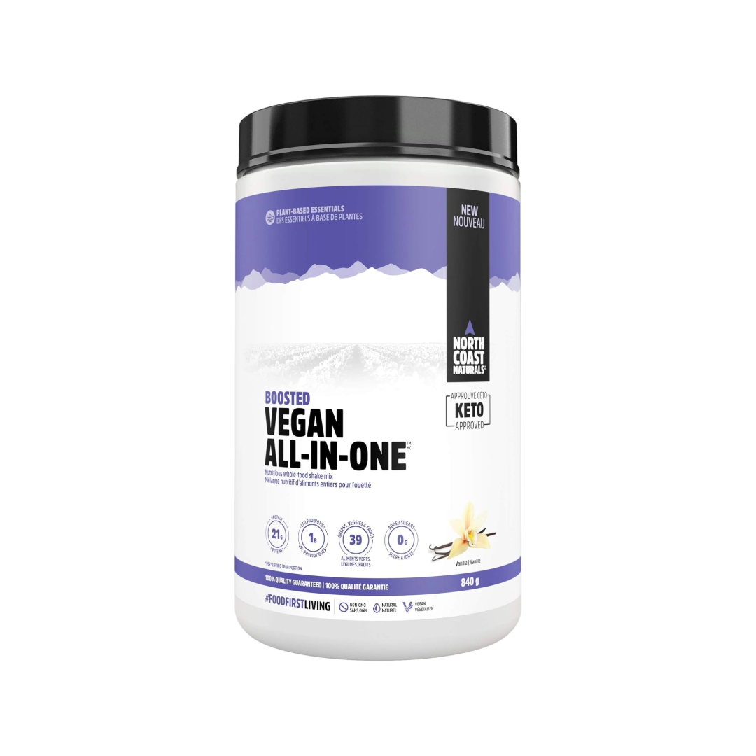 North Coast Naturals: Boosted Vegan All-IN-ONE