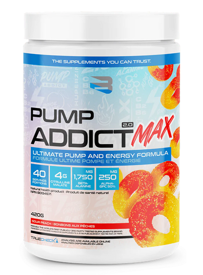 Believe Supplements: Pump Addict MAX 40 Servings