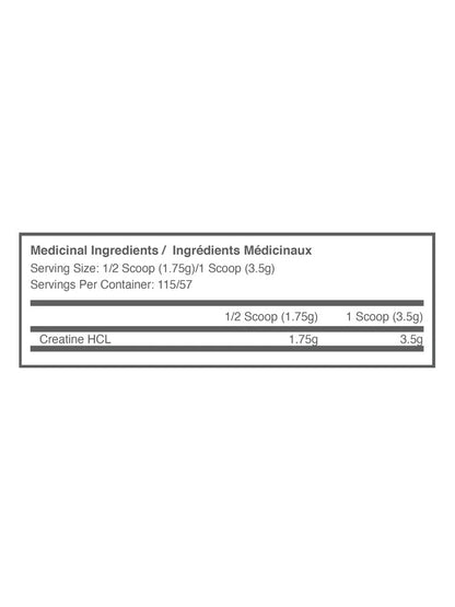 Ballistic Labs: Creatine HCL Powder 200g