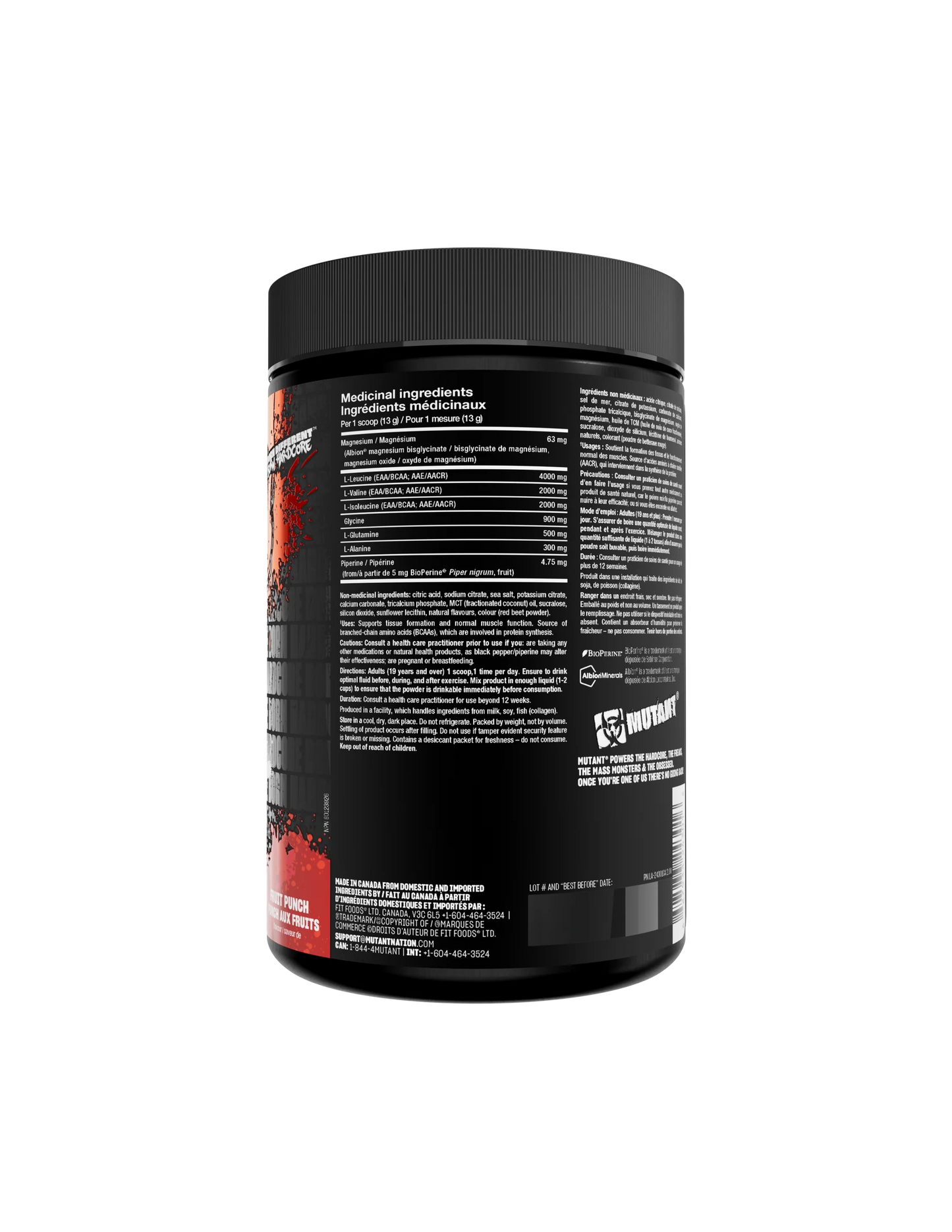 Mutant: Hardcore BCAA 390g