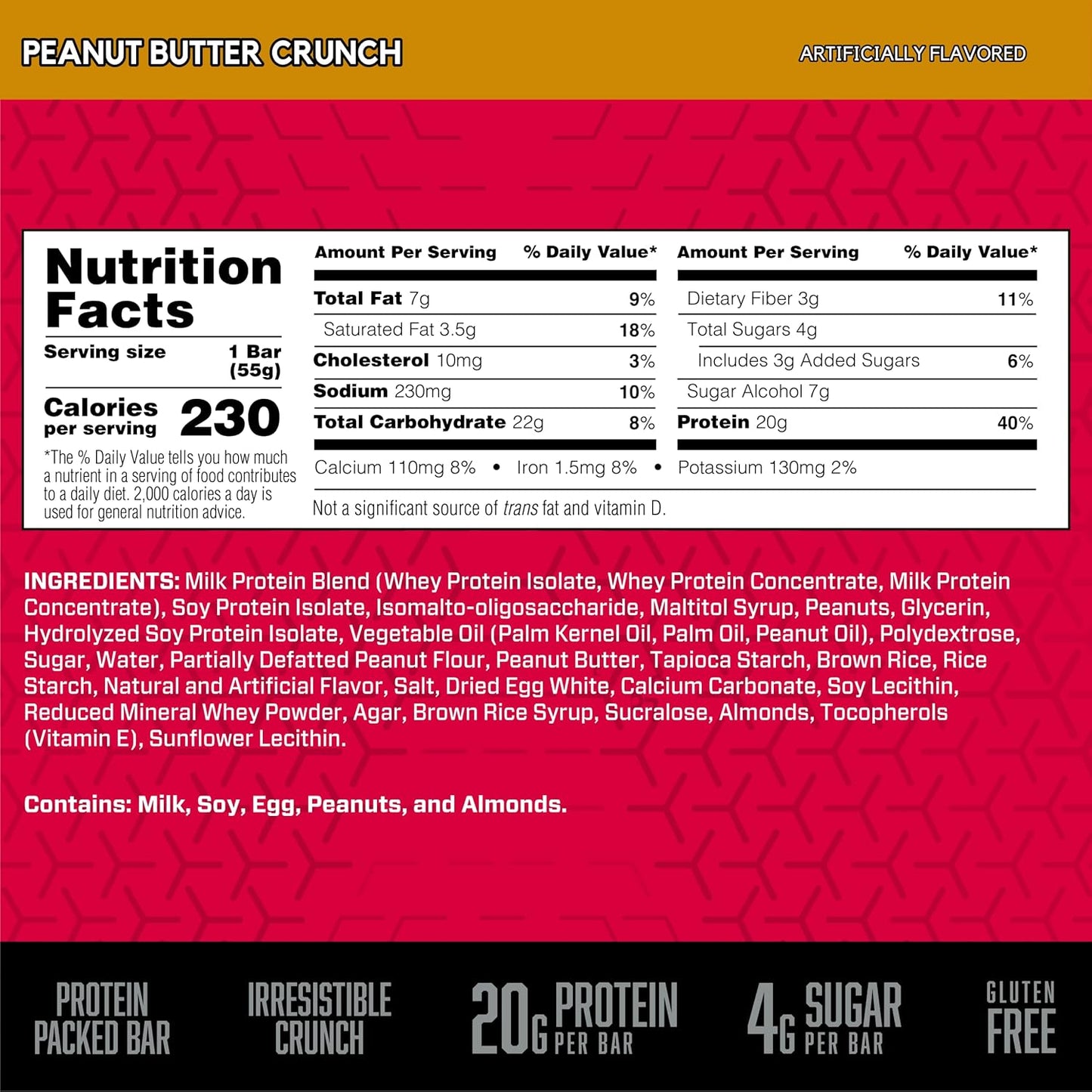 BSN: Protein Crisp Bar Box of 12