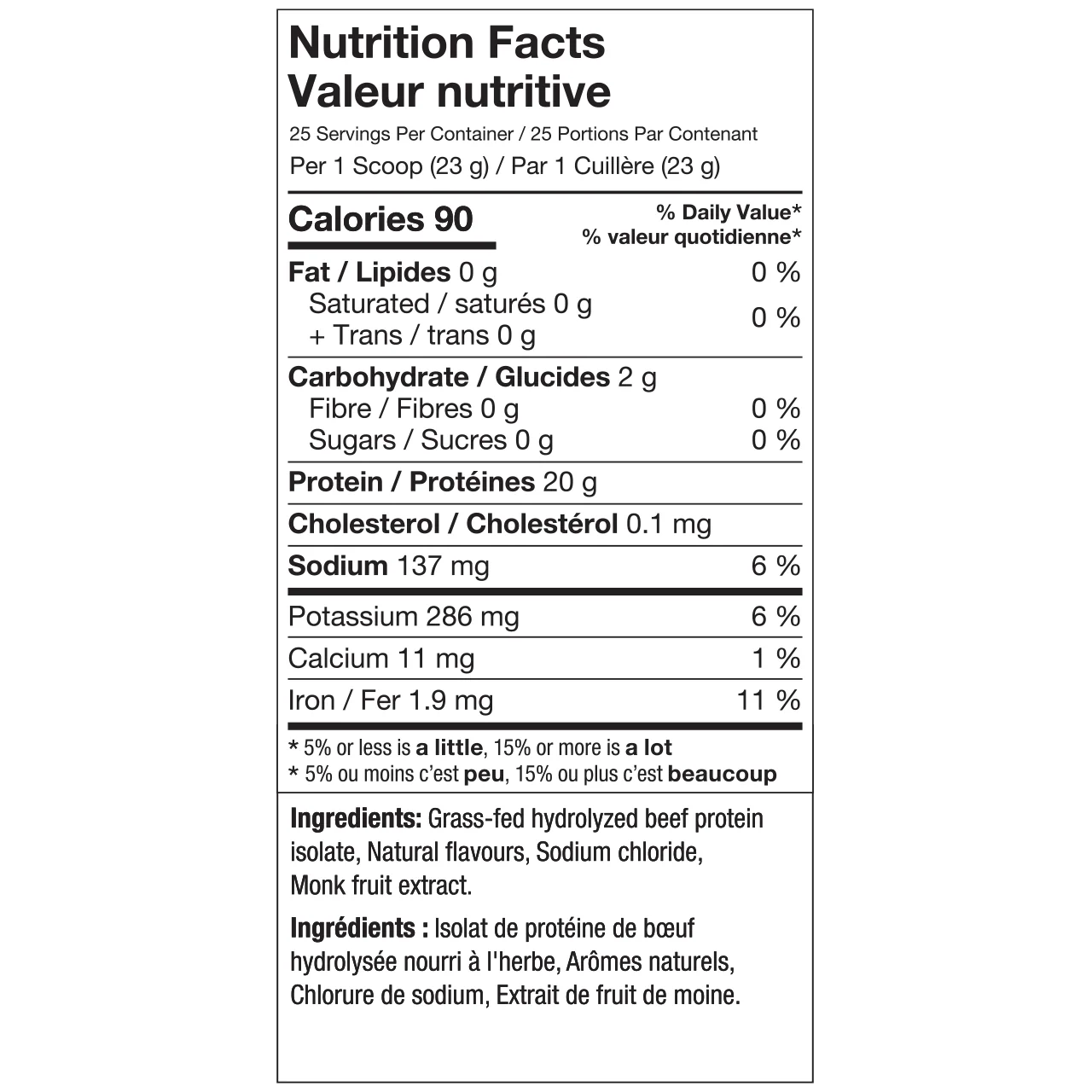 ALT: Beef Protein Isolate 25 Servings