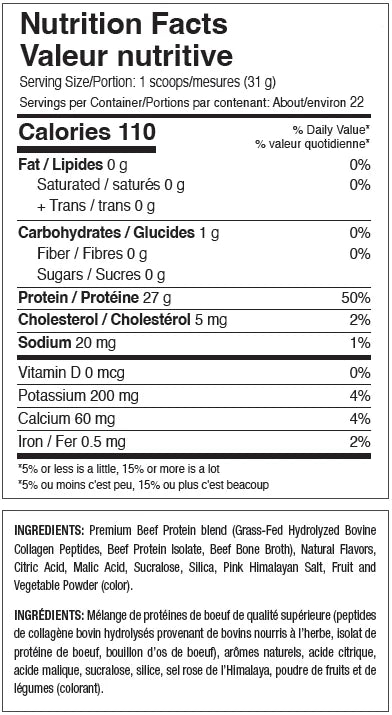 ANS Performance: BEEF Protein - Grass-Fed Hydrolyzed 1.5lb