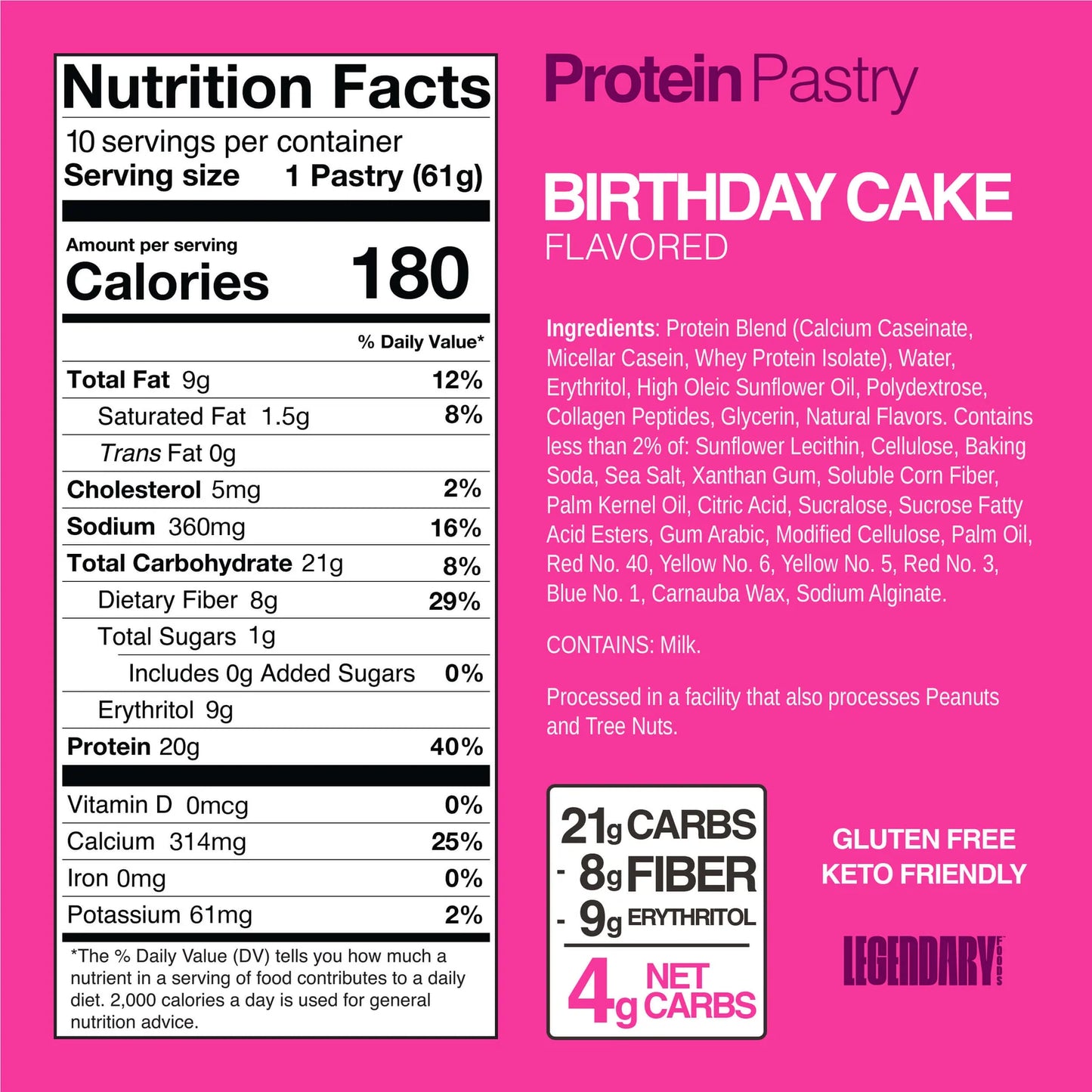 Legendary Foods: Protein Pastry Box of 10