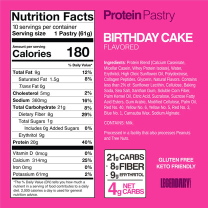 Legendary Foods: Protein Pastry Box of 10