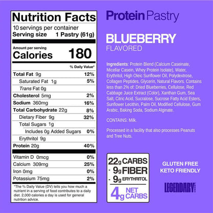 Legendary Foods: Protein Pastry Box of 10