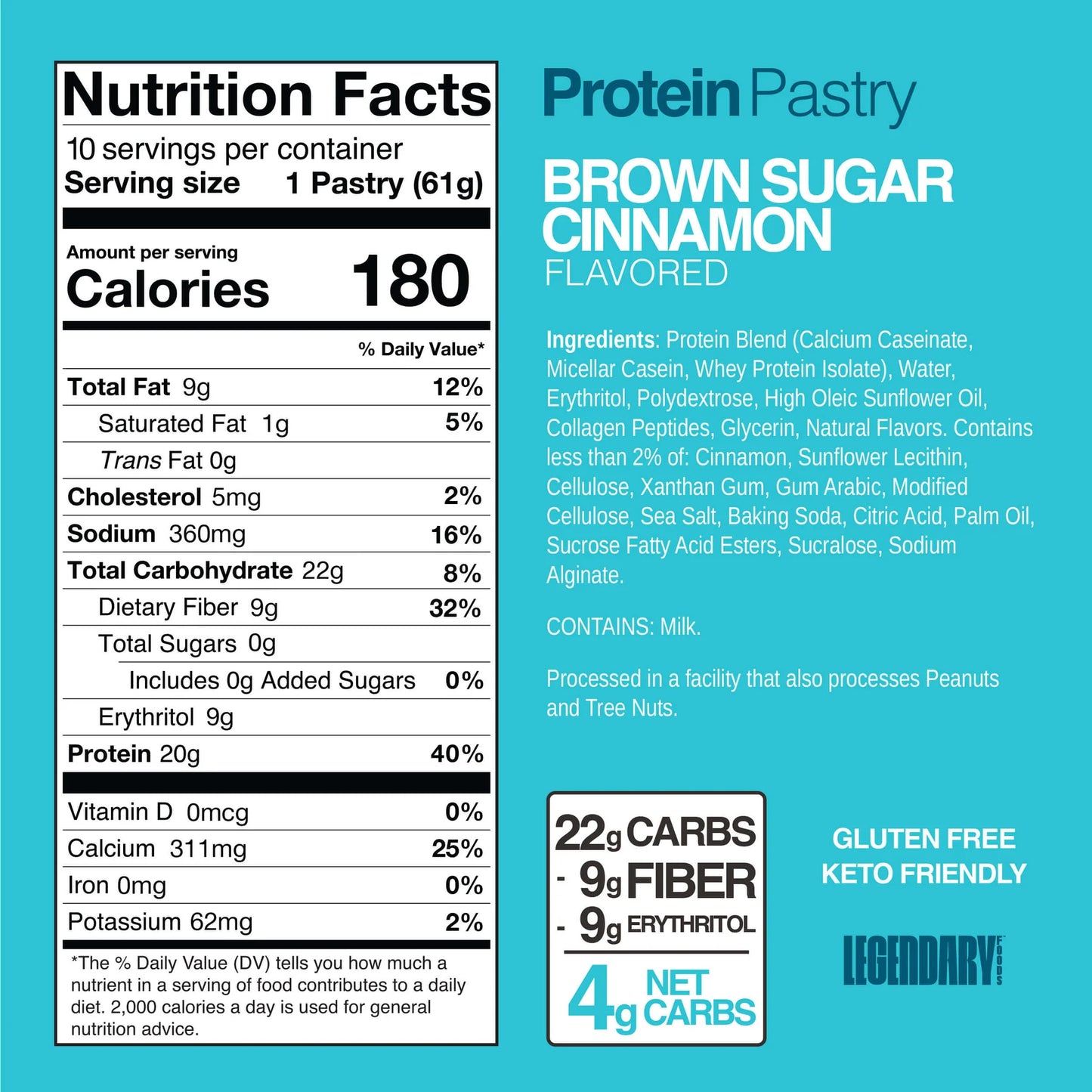 Legendary Foods: Protein Pastry Box of 10