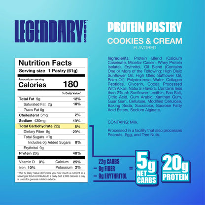 Legendary Foods: Protein Pastry Box of 10