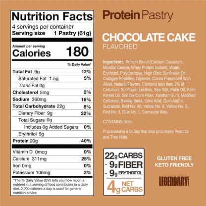 Legendary Foods: Protein Pastry Box of 10