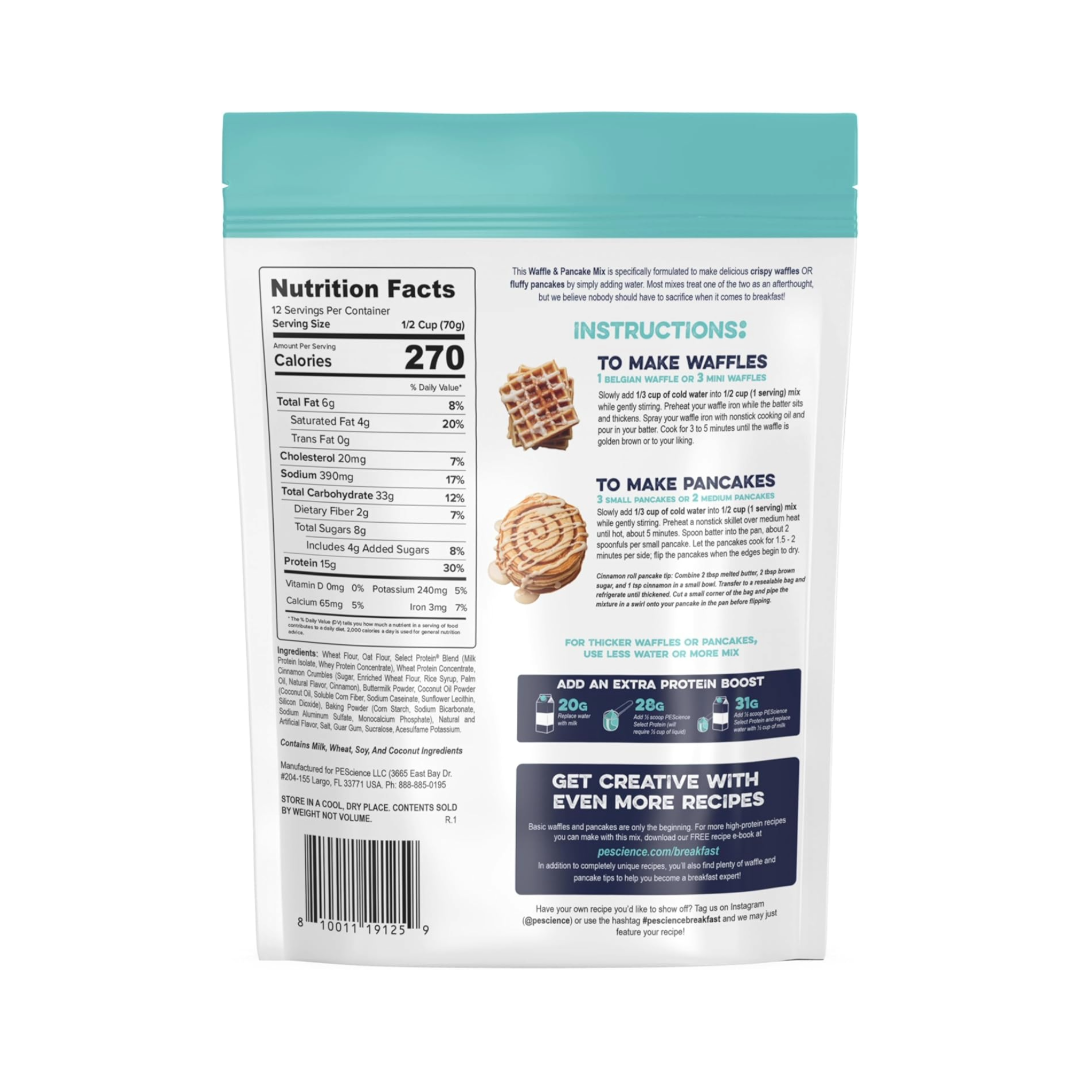 PEScience: Protein Pancake & Waffle Mix 12 Servings