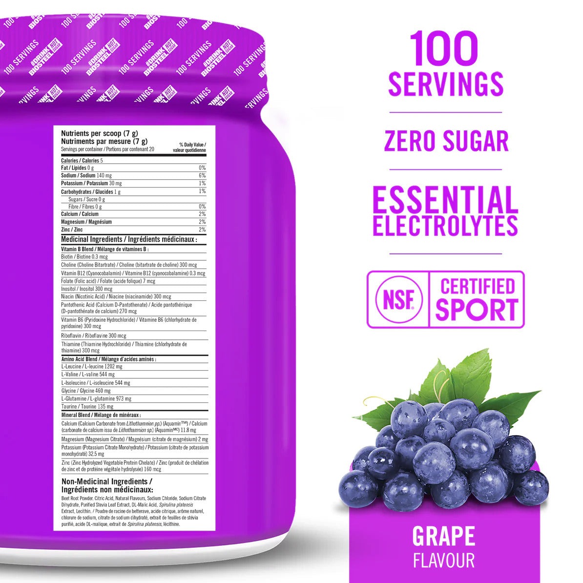 Biosteel: Hydration Mix 100 Servings