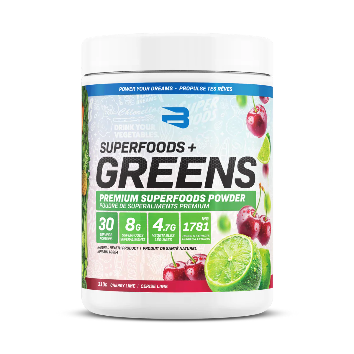Believe Supplements: Organic Greens 30 Servings