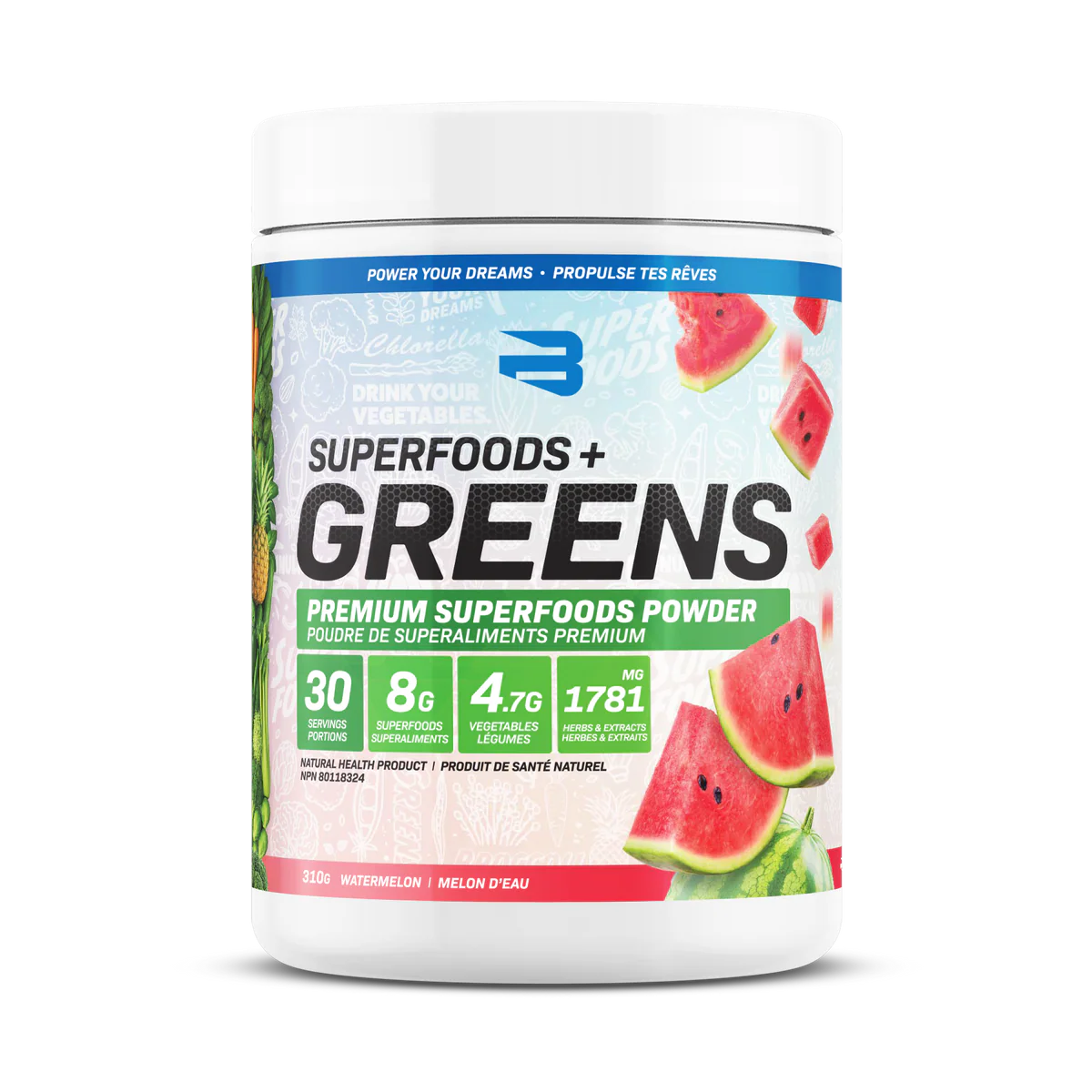 Believe Supplements: Organic Greens 30 Servings
