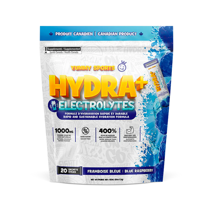 Yummy Sports: Hydra+ Electrolyte Bags 20 Sticks