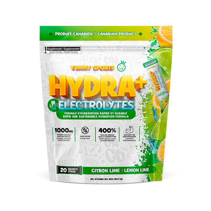 Yummy Sports: Hydra+ Electrolyte Bags 20 Sticks