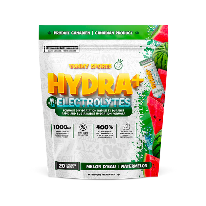 Yummy Sports: Hydra+ Electrolyte Bags 20 Sticks