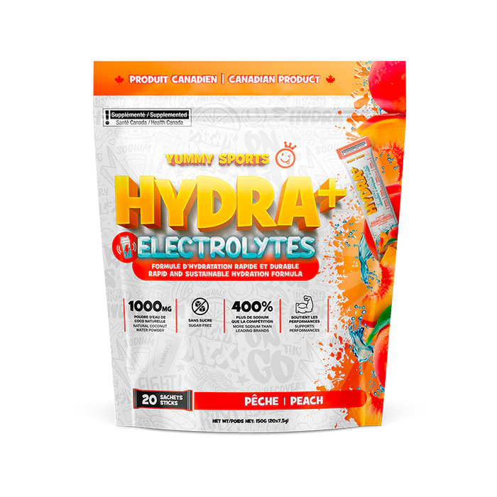 Yummy Sports: Hydra+ Electrolyte Bags 20 Sticks
