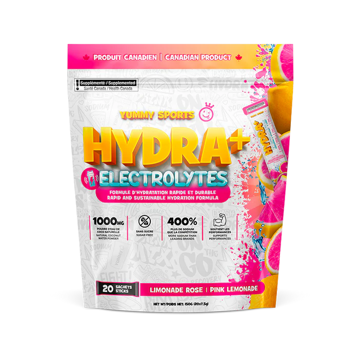 Yummy Sports: Hydra+ Electrolyte Bags 20 Sticks