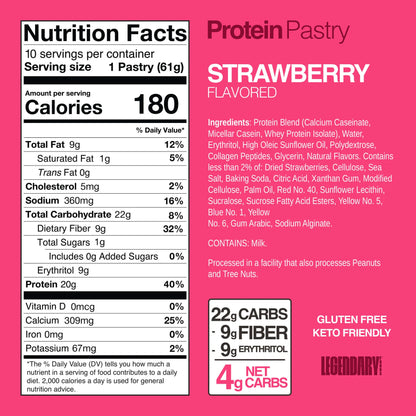 Legendary Foods: Protein Pastry Box of 10