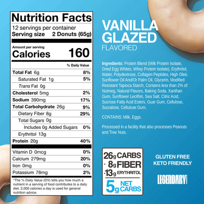 Legendary Foods: Protein Donuts Box of 12