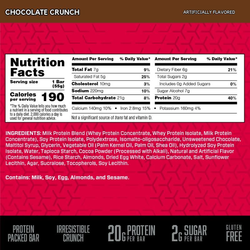 BSN: Protein Crisp Bar Box of 12
