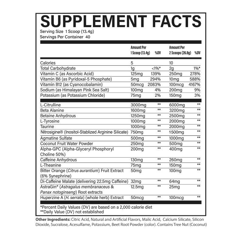 CBUM: X Raw Thavage 30 Servings