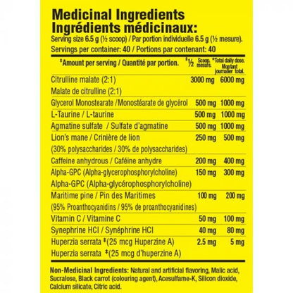 Mammoth Supplements: Shock 40 Servings